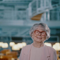 Béatrice Picard pendant le tournage Avant de partir