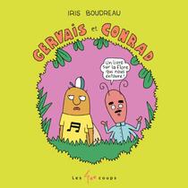 Illustration d’une cigale et d’une fourmi habillés comme des êtres humains.